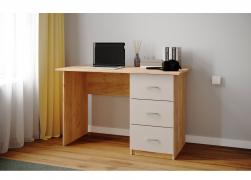 Письменный стол Сити-1 (Дуб Крафт Золотой / Кашемир)