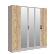 Шкаф Вегас 2000 мм (Кашемир/Дуб Крафт Золотой)