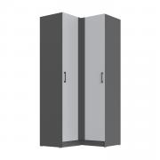 Шкаф Вегас угловой (Графит серый/Камень Серый)