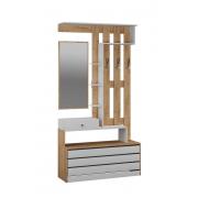 Центральная секция Ямайка ЯПЦС-1 (Дуб Крафт Золотой / Белый)