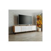 ТВ тумба Парус-10 (Дуб Крафт Золотой/Карбон Фарфор)