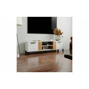 ТВ тумба Парус-7 (Крафт Белый/Крафт Табачный)