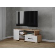 Тумба ТВ Парус-4 (Белый / Дуб Золотой Крафт)