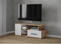 Тумба ТВ Парус-4 (Белый / Дуб Золотой Крафт)